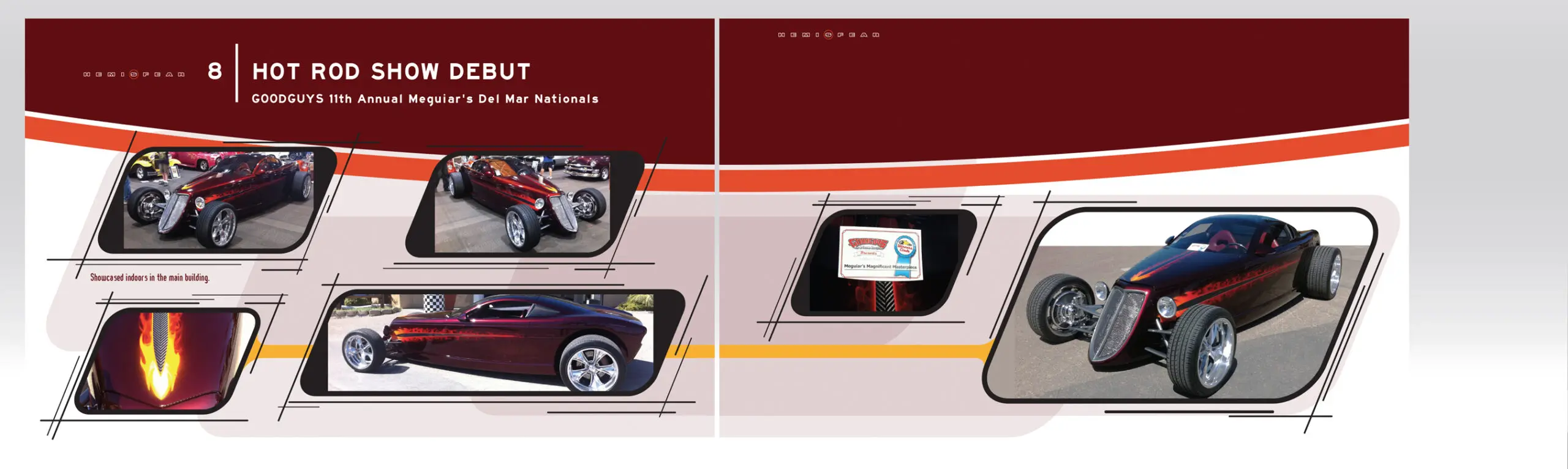 Build book design for GNRS podium display by Michael Eckerson