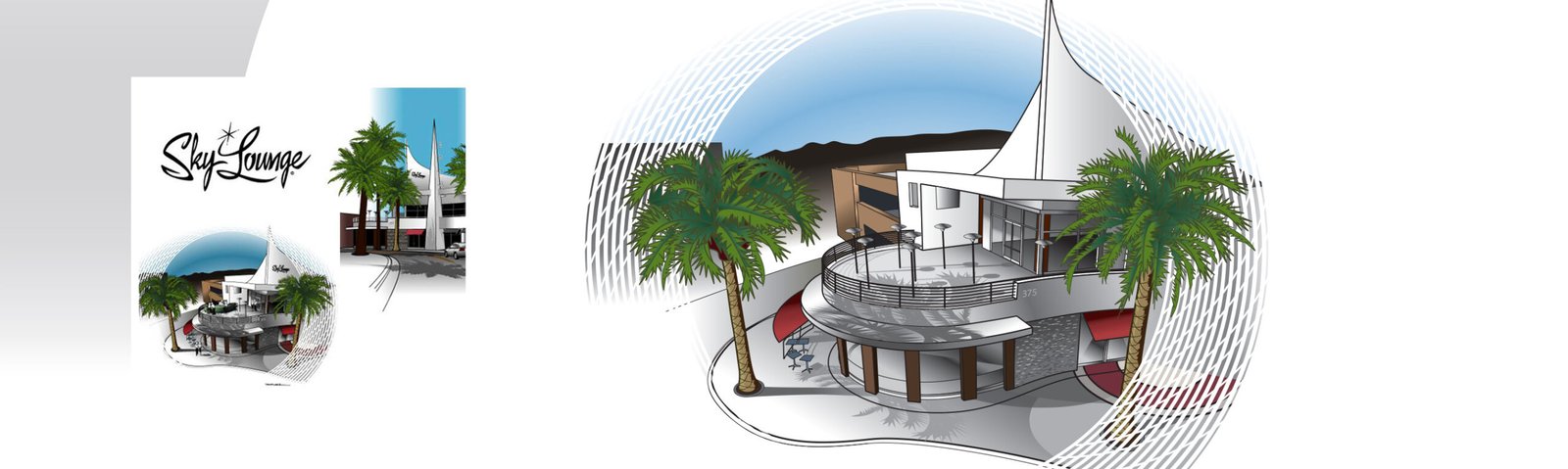 Sky Lounge renderings